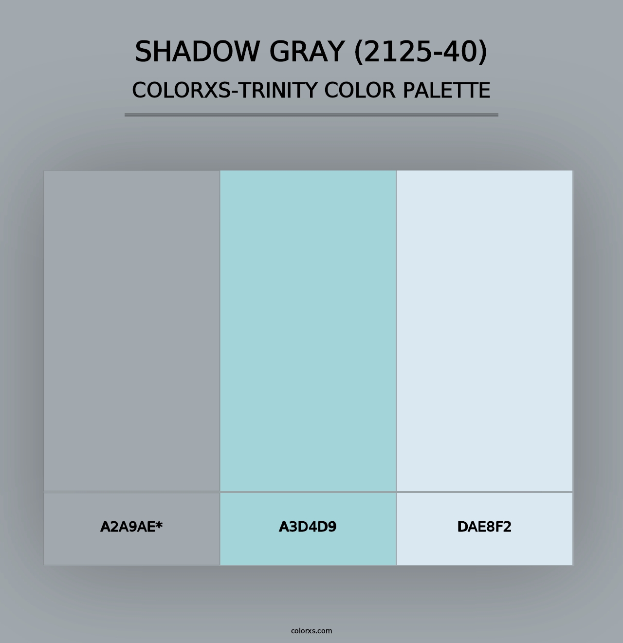 Shadow Gray (2125-40) - Colorxs Trinity Palette