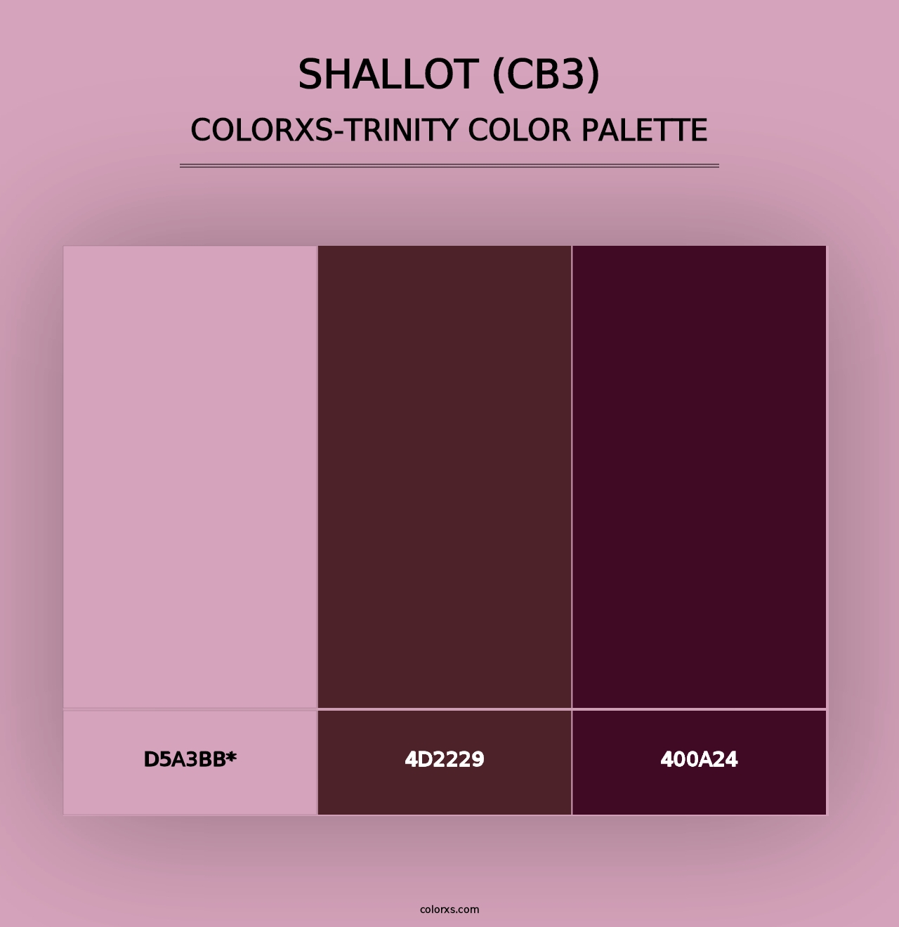 Shallot (CB3) - Colorxs Trinity Palette