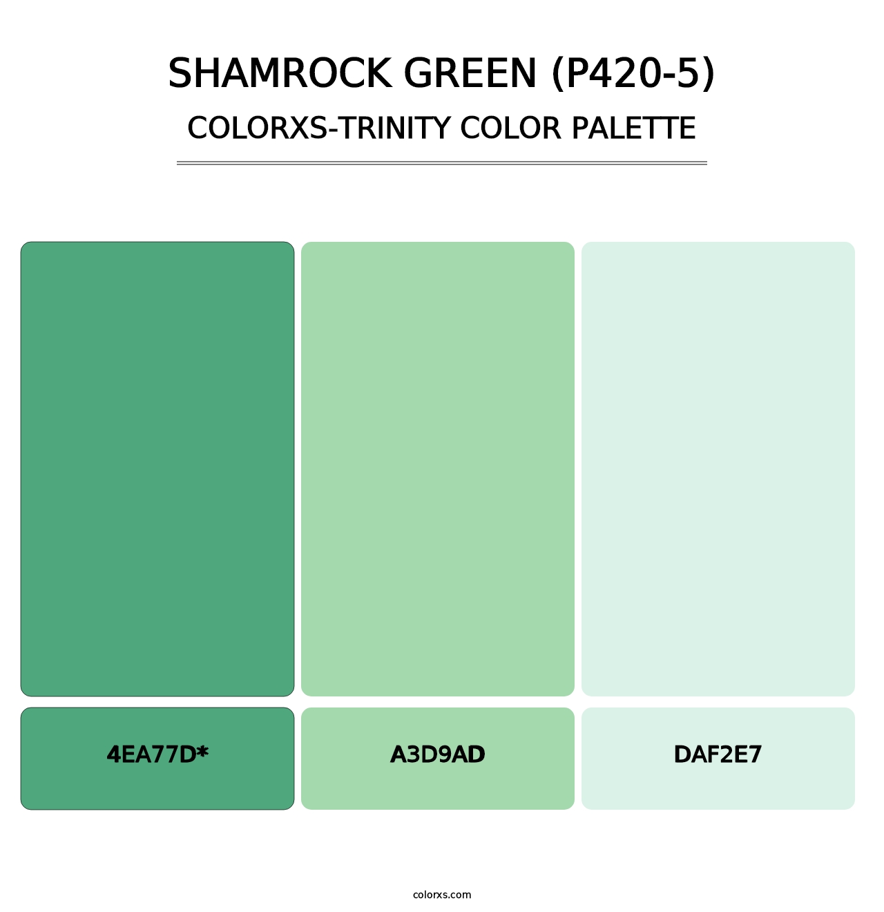 Shamrock Green (P420-5) - Colorxs Trinity Palette