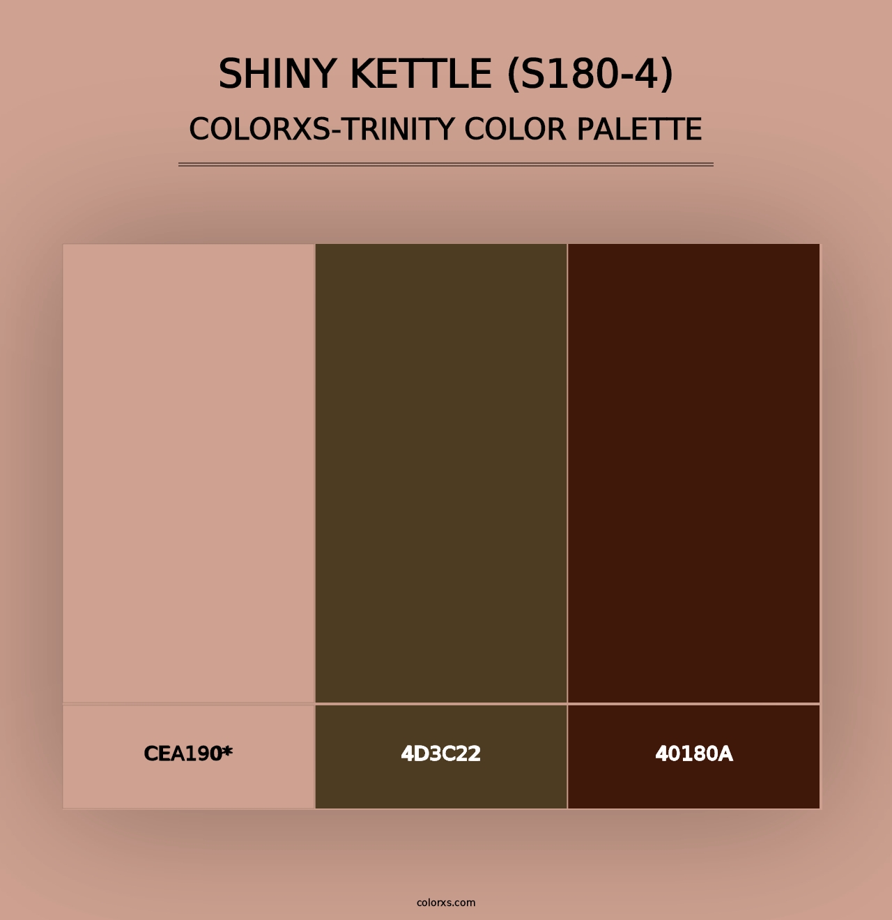 Shiny Kettle (S180-4) - Colorxs Trinity Palette