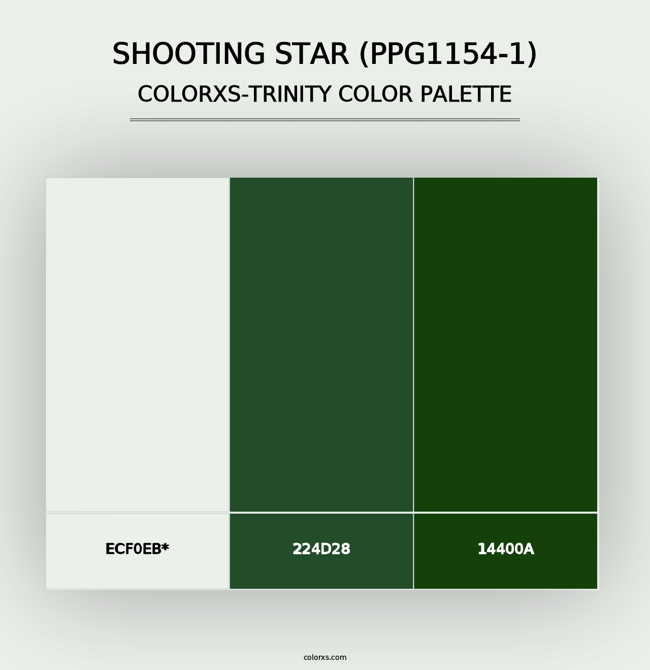 Shooting Star (PPG1154-1) - Colorxs Trinity Palette