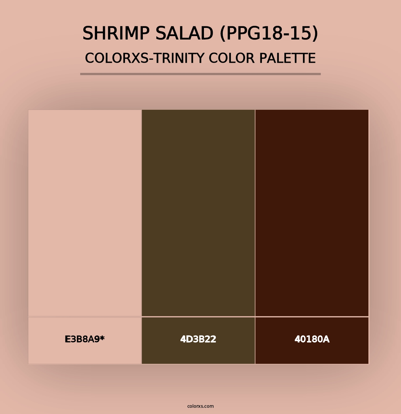 Shrimp Salad (PPG18-15) - Colorxs Trinity Palette