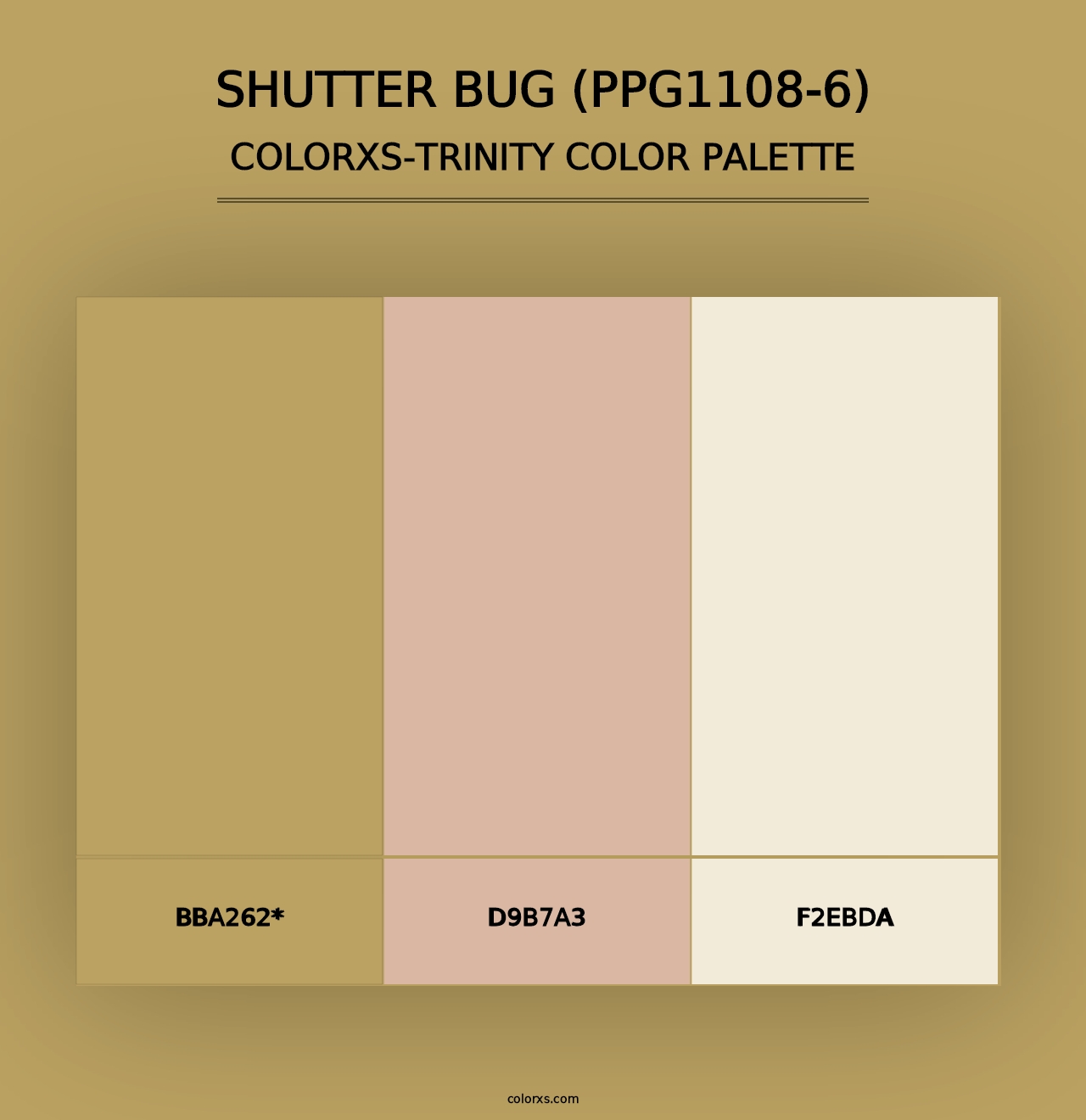 Shutter Bug (PPG1108-6) - Colorxs Trinity Palette