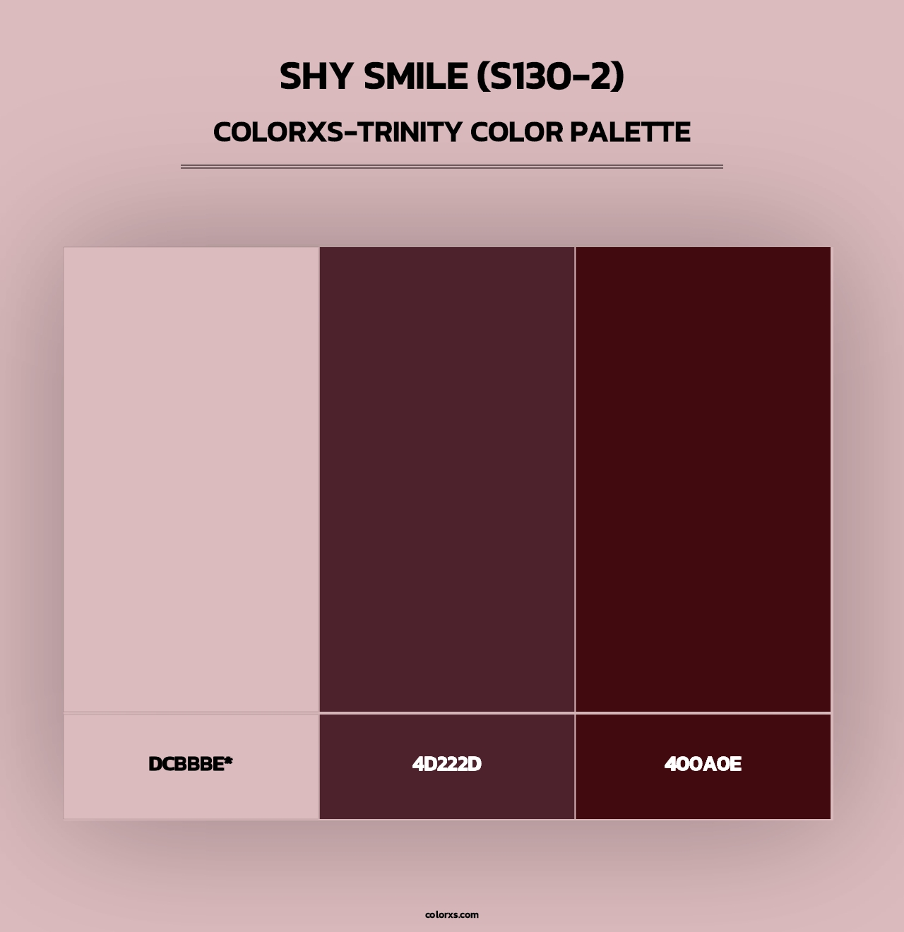 Shy Smile (S130-2) - Colorxs Trinity Palette