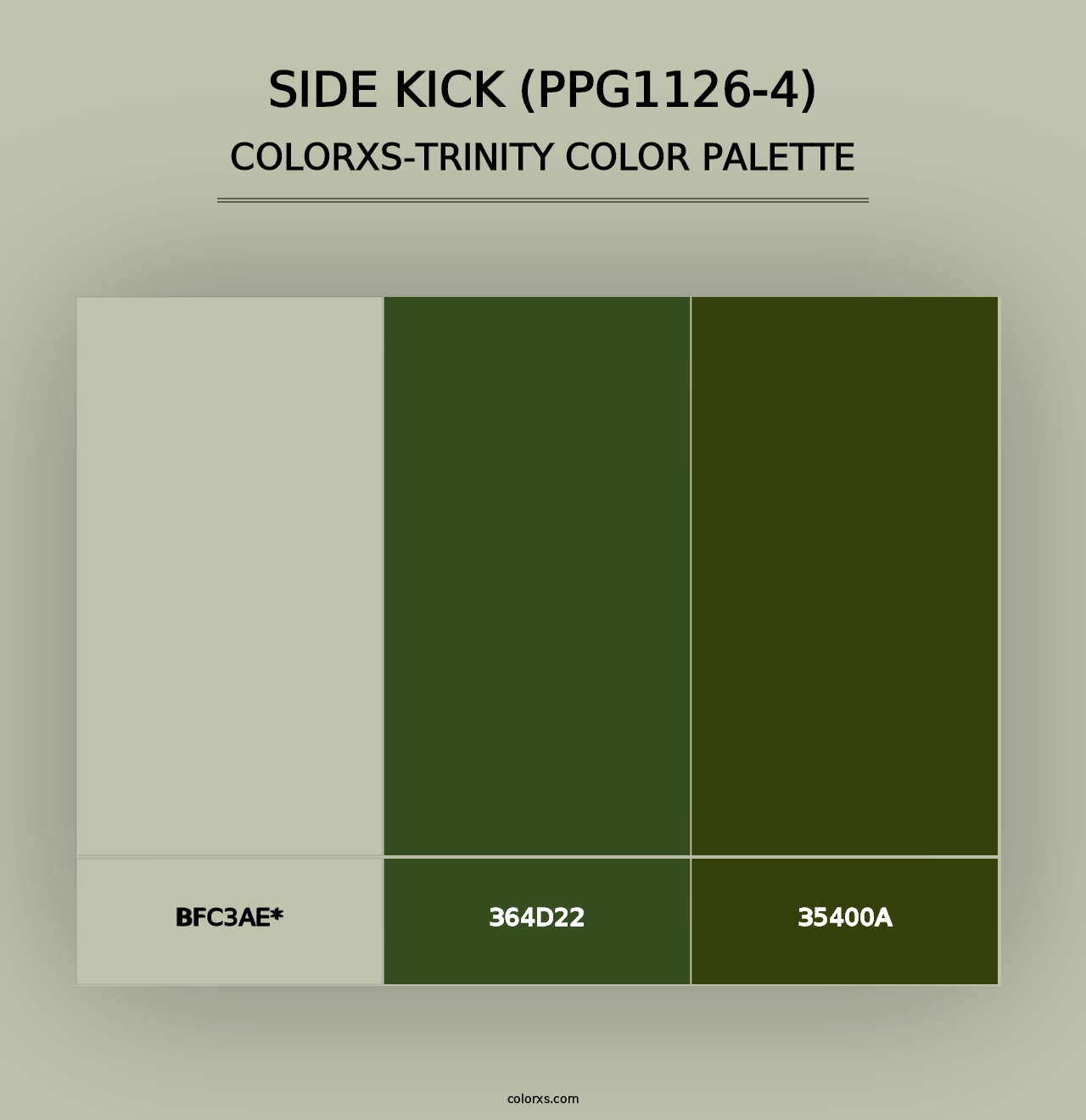 Side Kick (PPG1126-4) - Colorxs Trinity Palette