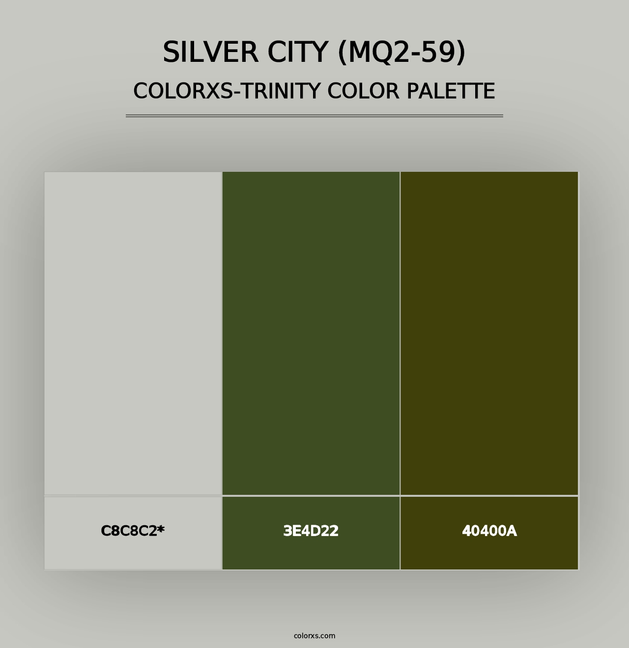 Silver City (MQ2-59) - Colorxs Trinity Palette