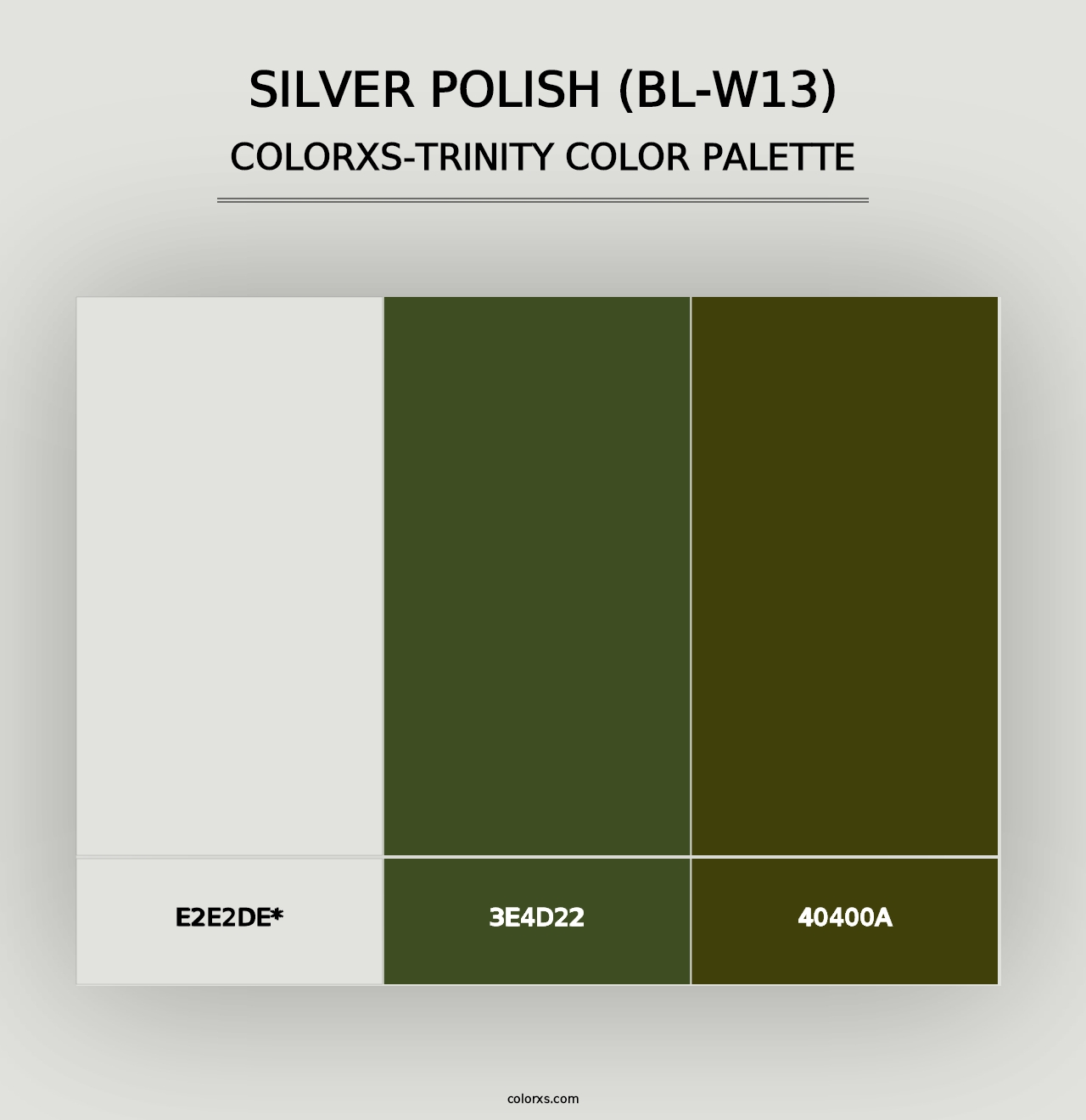 Silver Polish (BL-W13) - Colorxs Trinity Palette