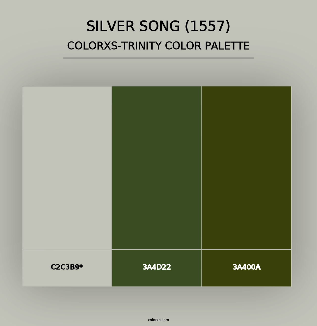 Silver Song (1557) - Colorxs Trinity Palette