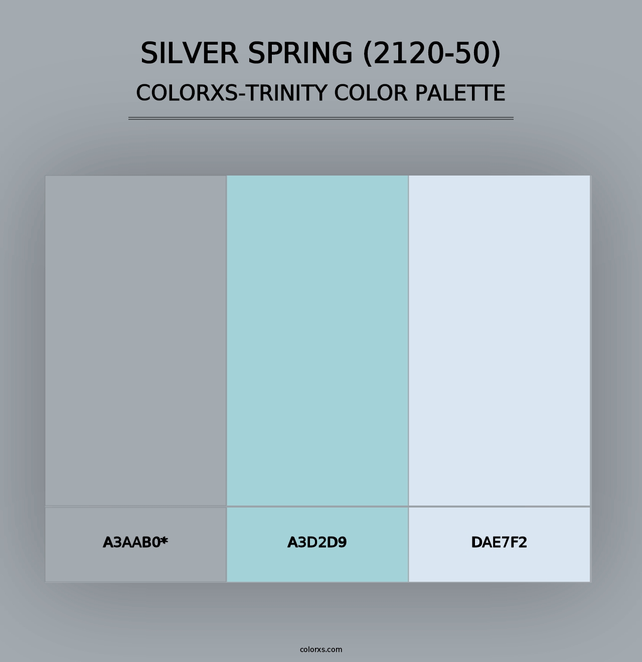 Silver Spring (2120-50) - Colorxs Trinity Palette