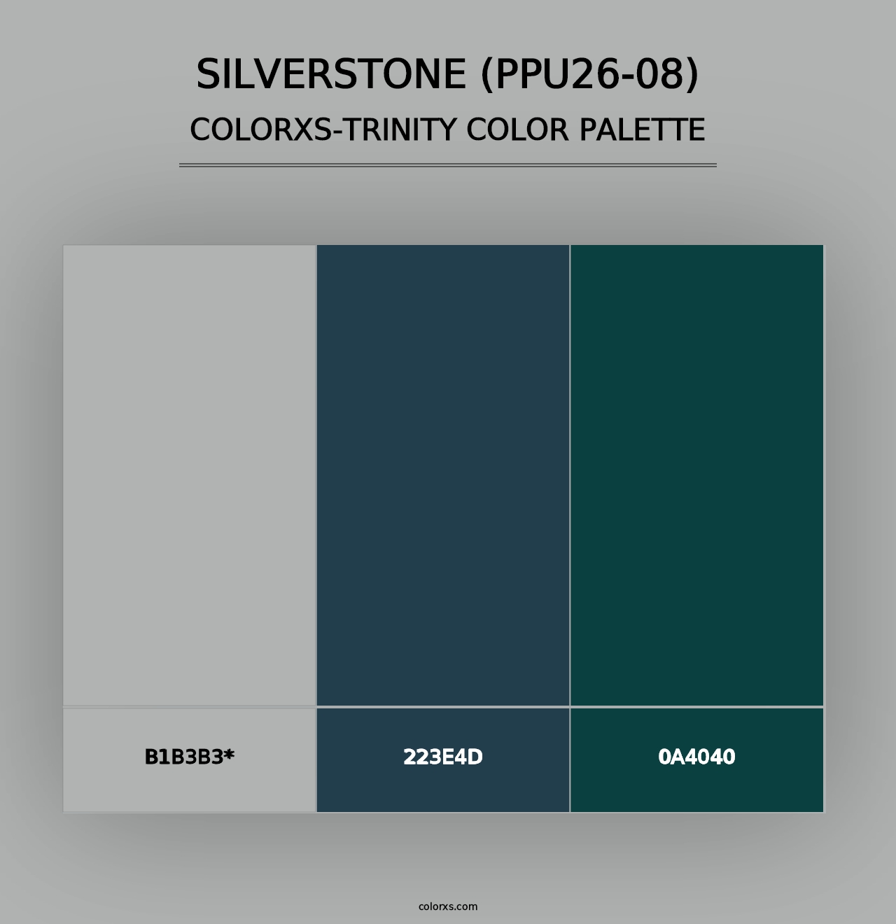 Silverstone (PPU26-08) - Colorxs Trinity Palette