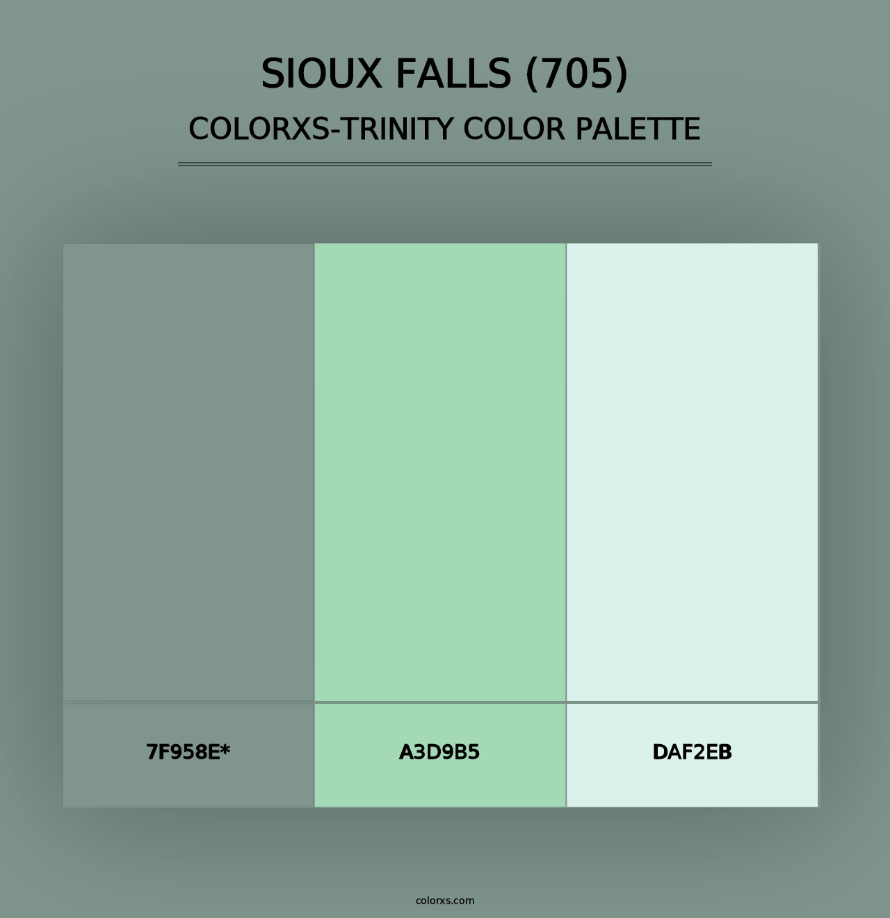 Sioux Falls (705) - Colorxs Trinity Palette