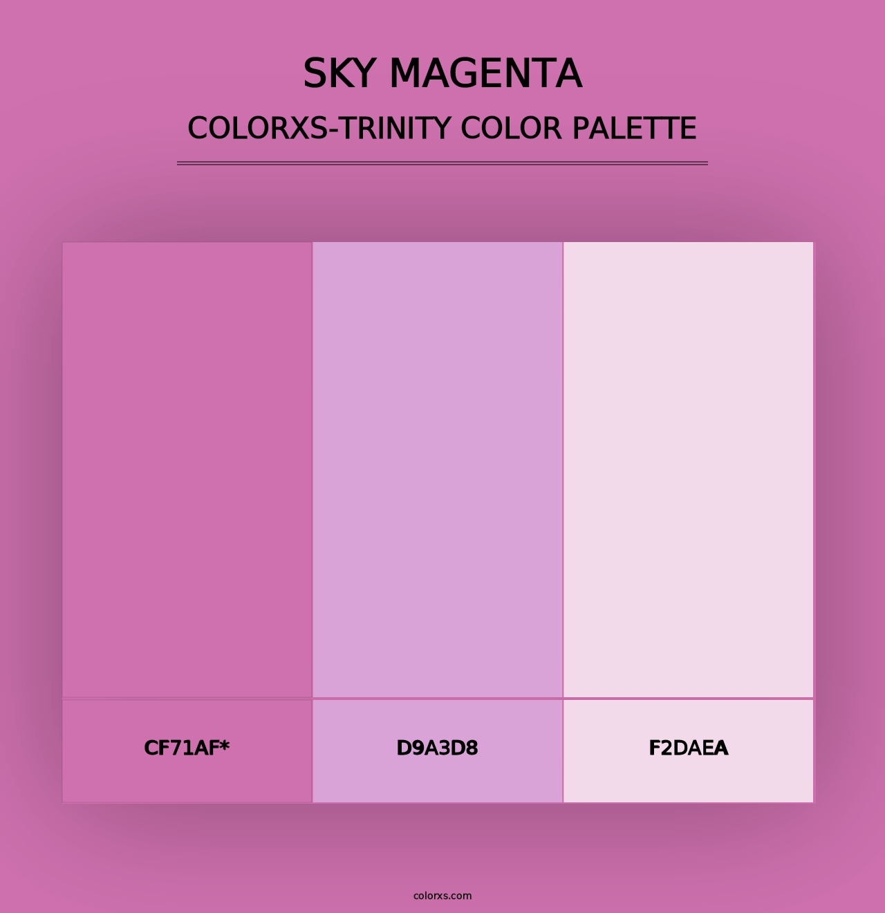 Sky Magenta - Colorxs Trinity Palette