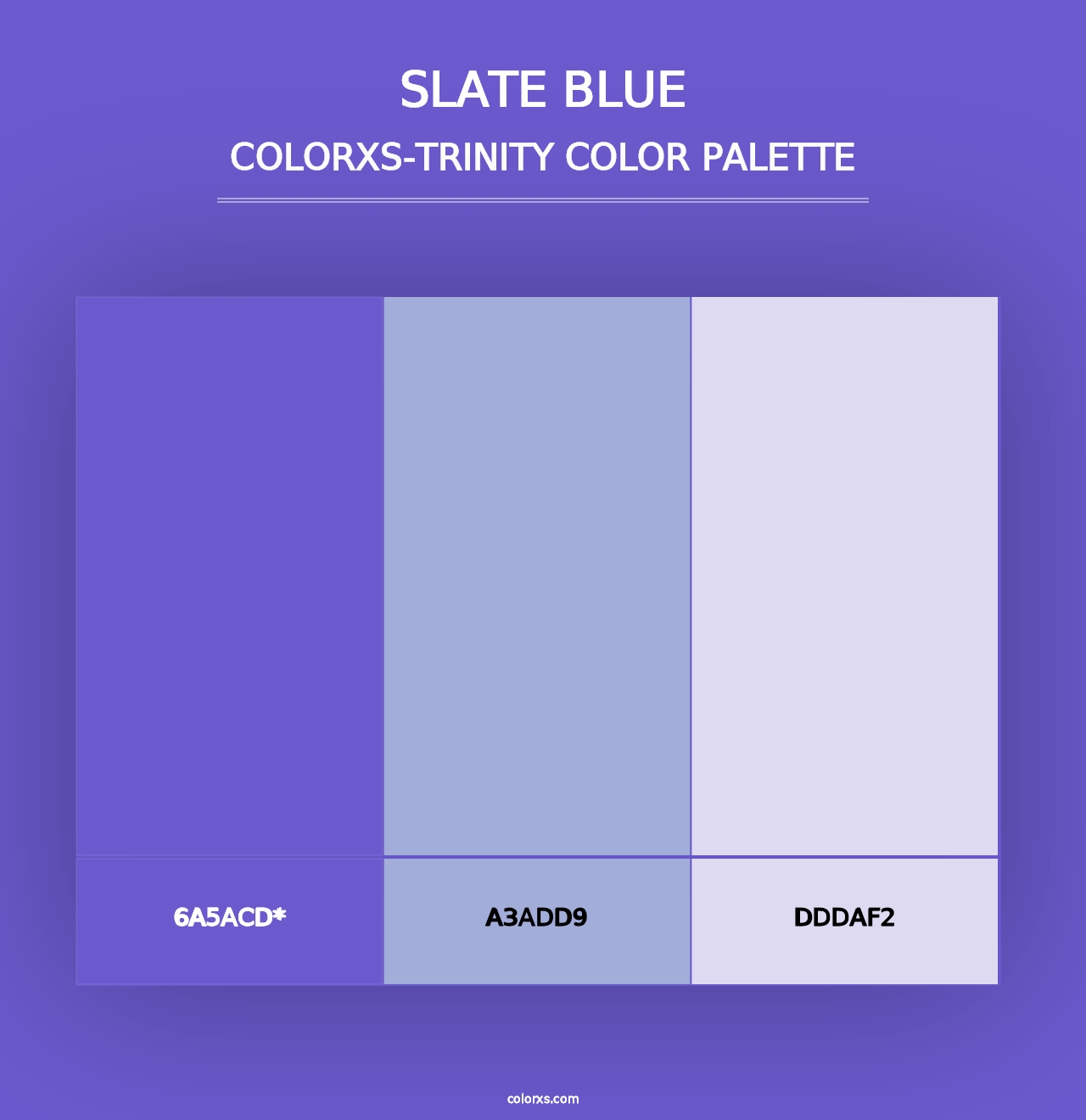 Slate Blue - Colorxs Trinity Palette