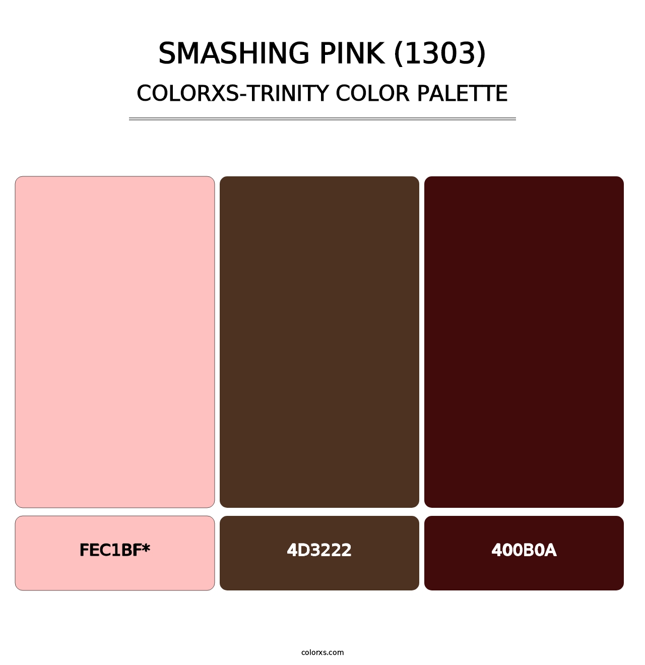 Smashing Pink (1303) - Colorxs Trinity Palette