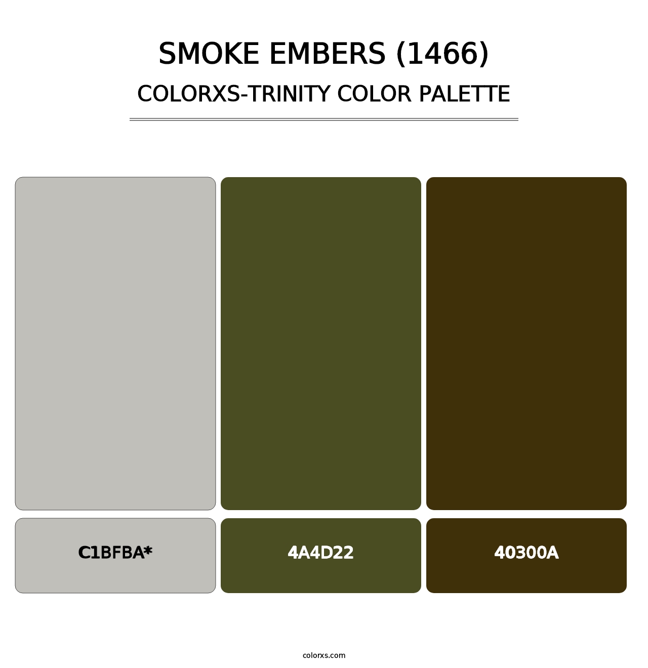 Smoke Embers (1466) - Colorxs Trinity Palette
