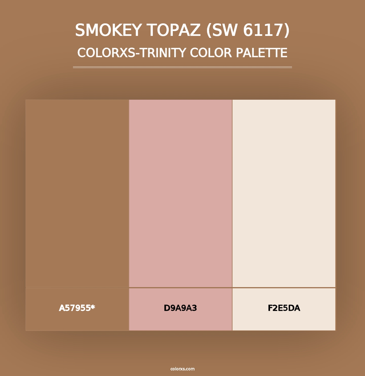 Smokey Topaz (SW 6117) - Colorxs Trinity Palette