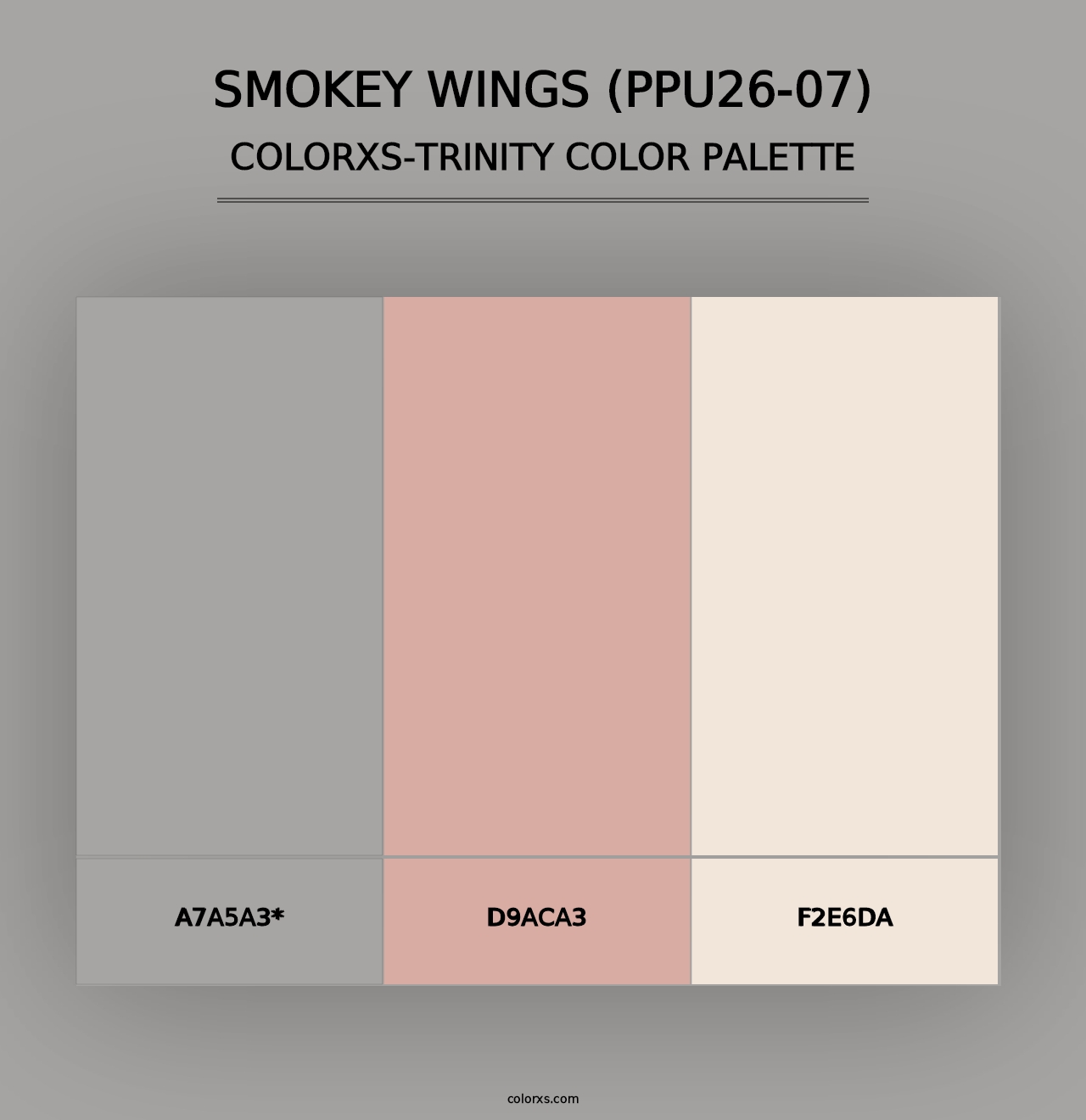 Smokey Wings (PPU26-07) - Colorxs Trinity Palette