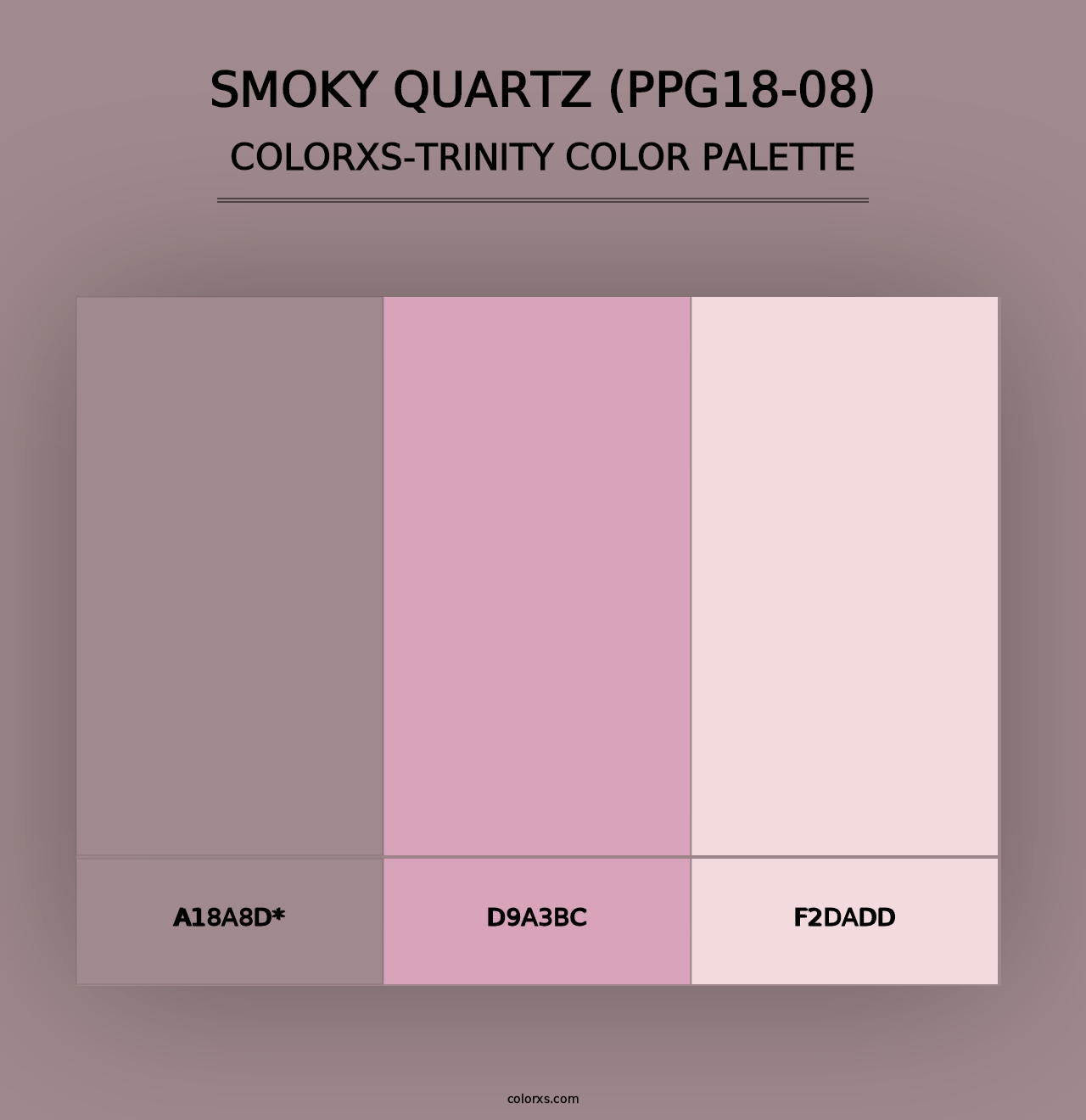 Smoky Quartz (PPG18-08) - Colorxs Trinity Palette