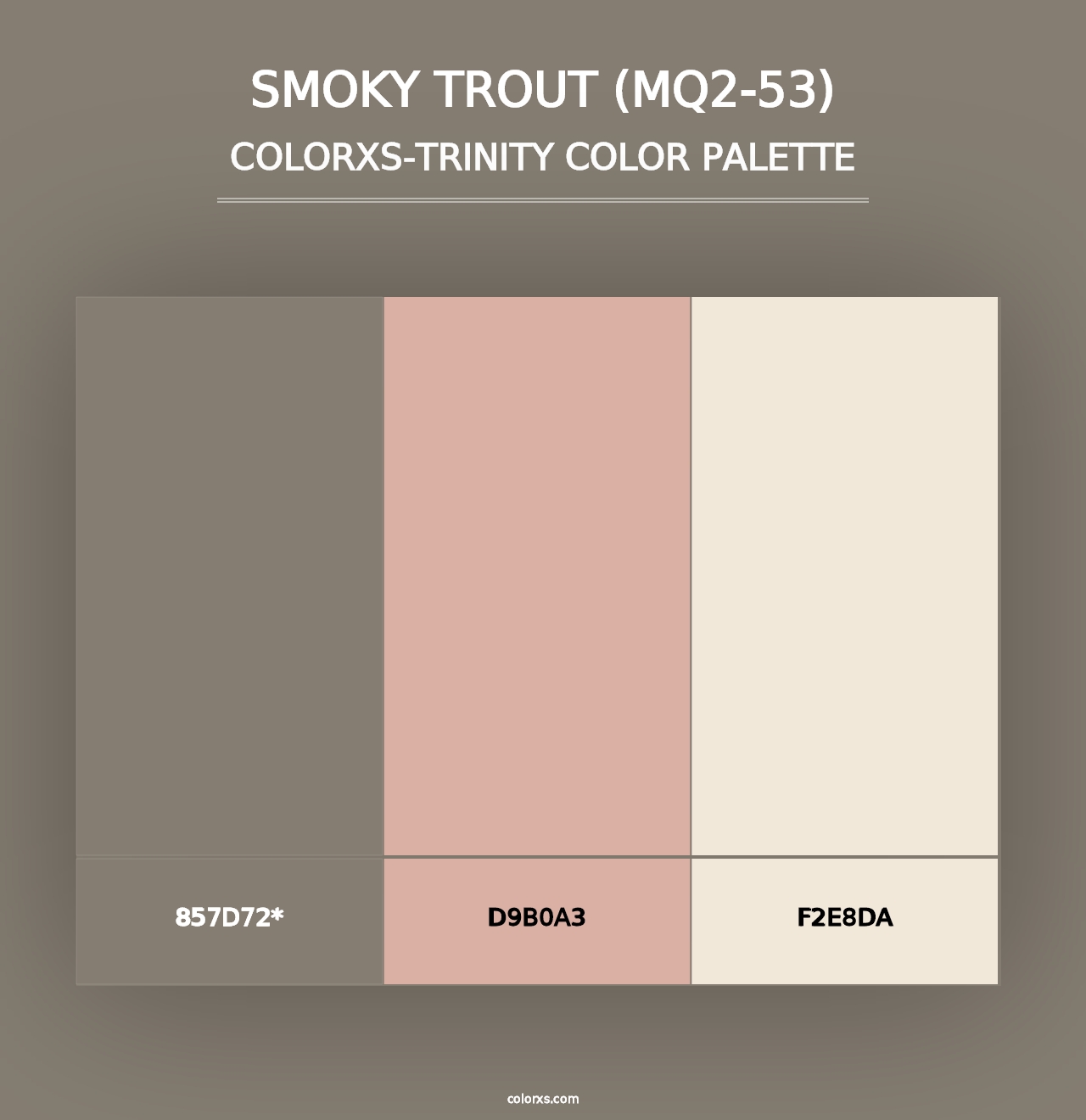 Smoky Trout (MQ2-53) - Colorxs Trinity Palette