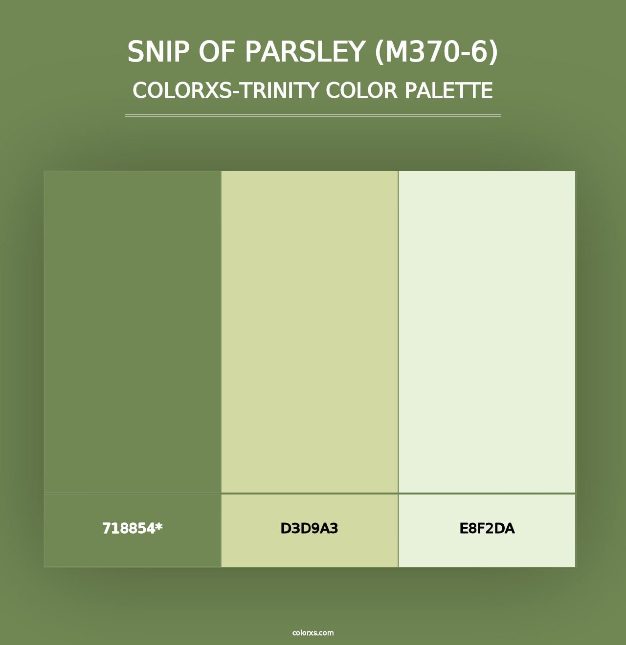 Snip Of Parsley (M370-6) - Colorxs Trinity Palette