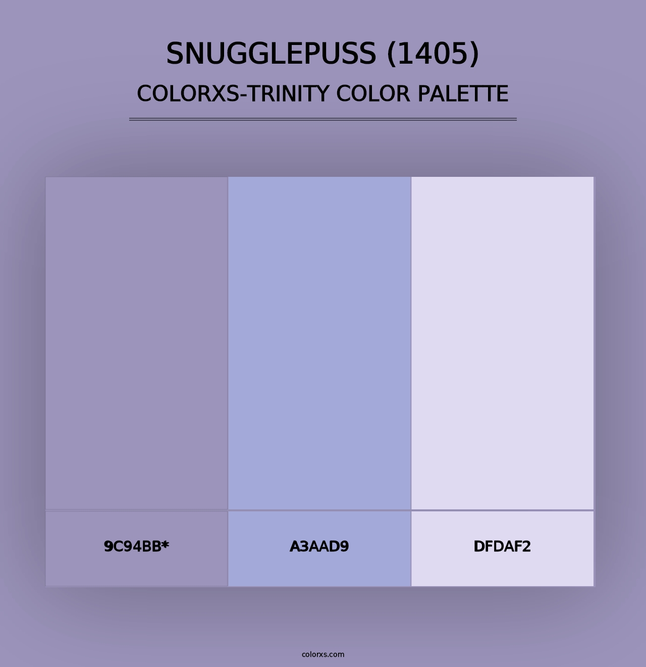 Snugglepuss (1405) - Colorxs Trinity Palette