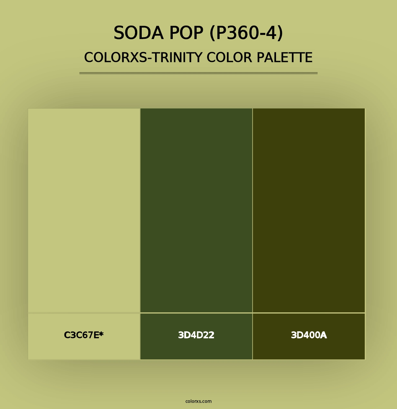 Soda Pop (P360-4) - Colorxs Trinity Palette