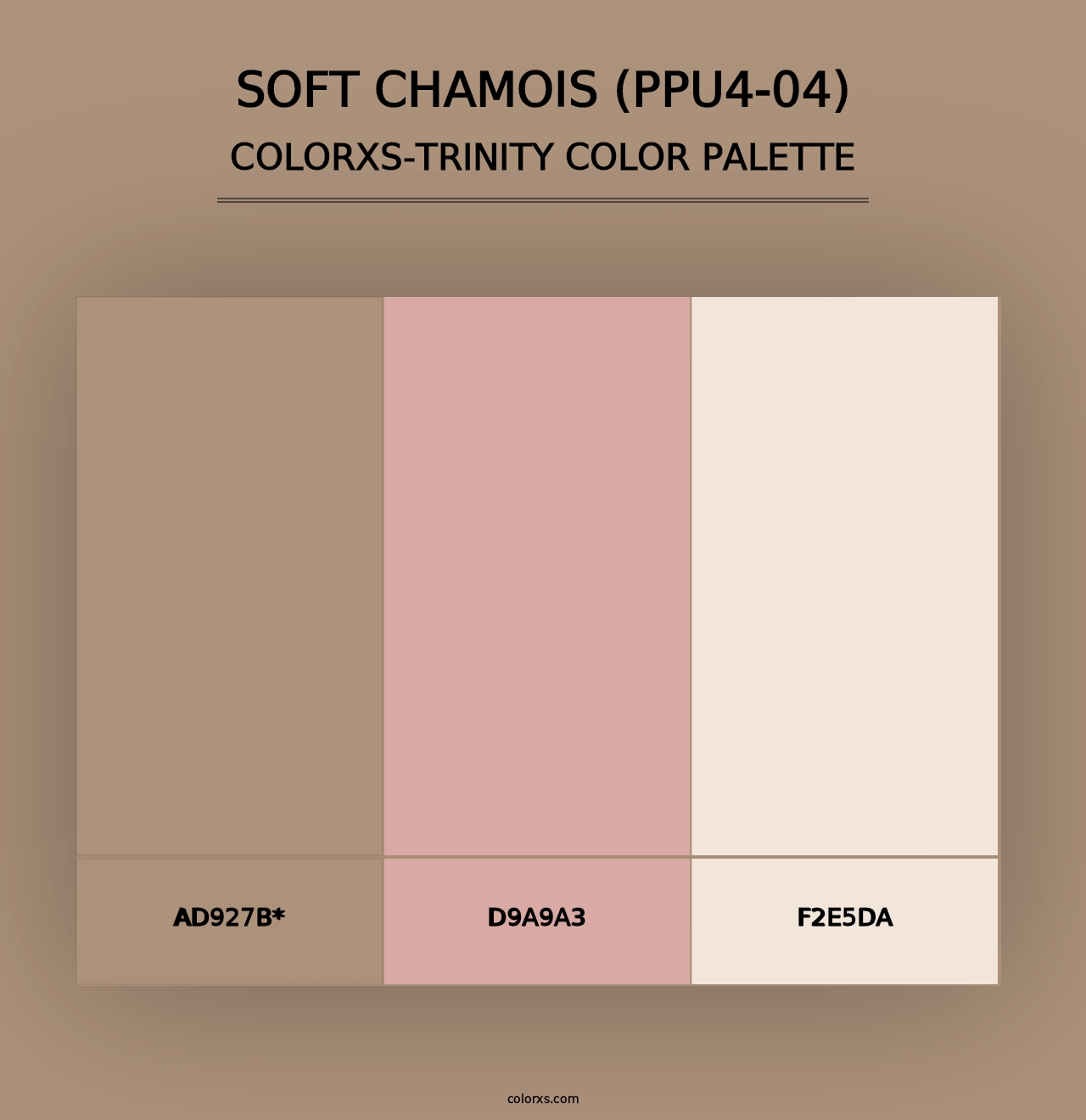 Soft Chamois (PPU4-04) - Colorxs Trinity Palette