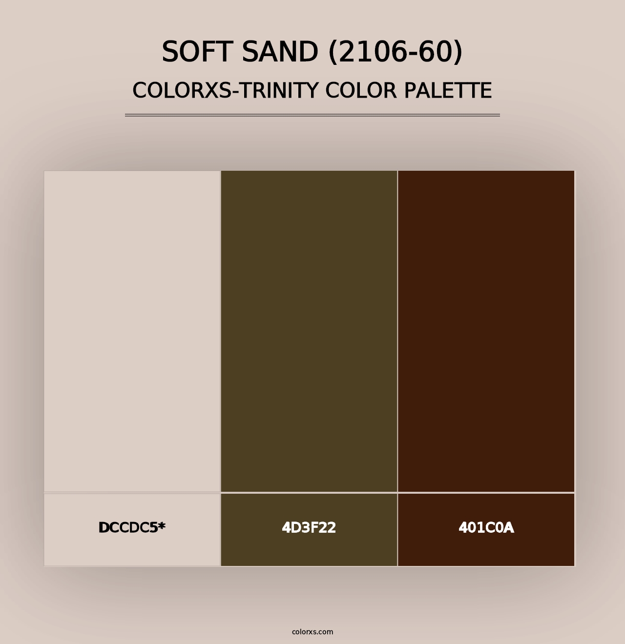 Soft Sand (2106-60) - Colorxs Trinity Palette