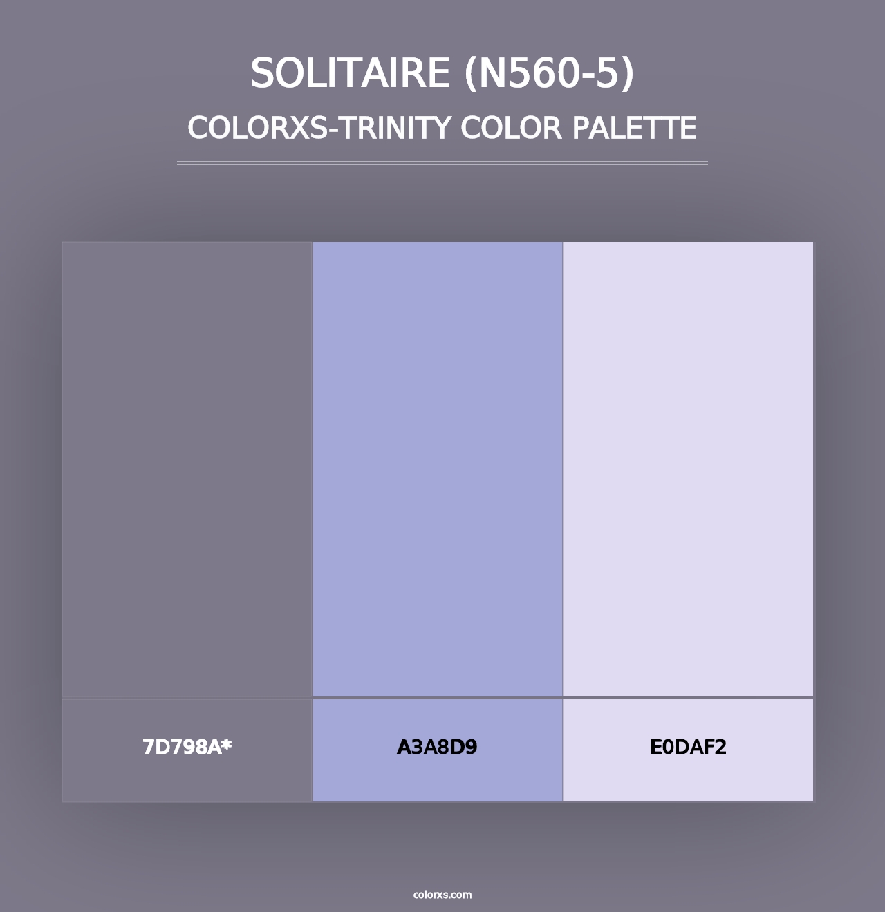 Solitaire (N560-5) - Colorxs Trinity Palette