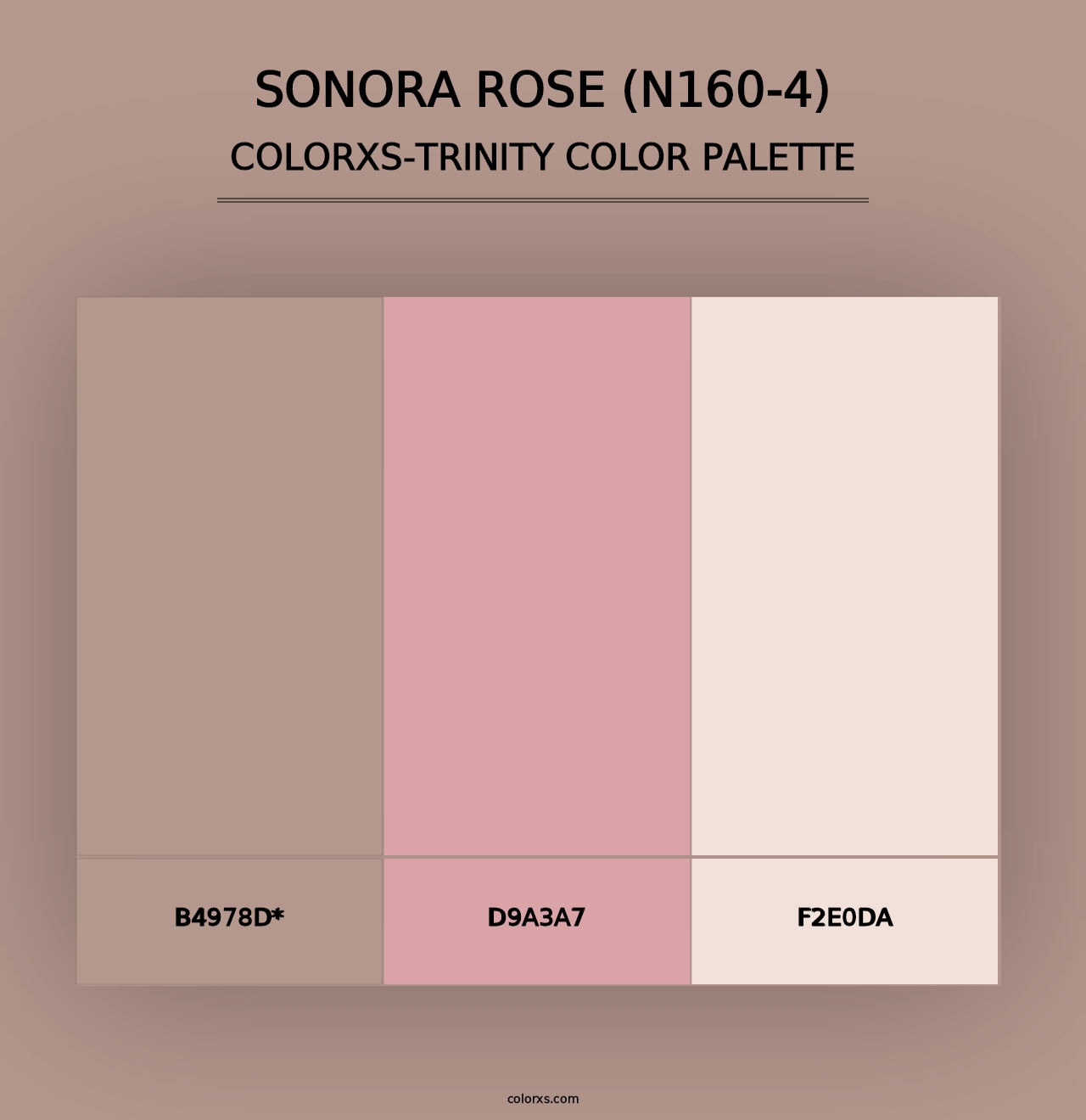 Sonora Rose (N160-4) - Colorxs Trinity Palette