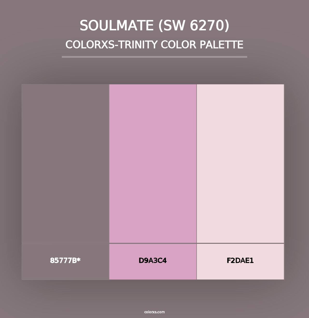 Soulmate (SW 6270) - Colorxs Trinity Palette