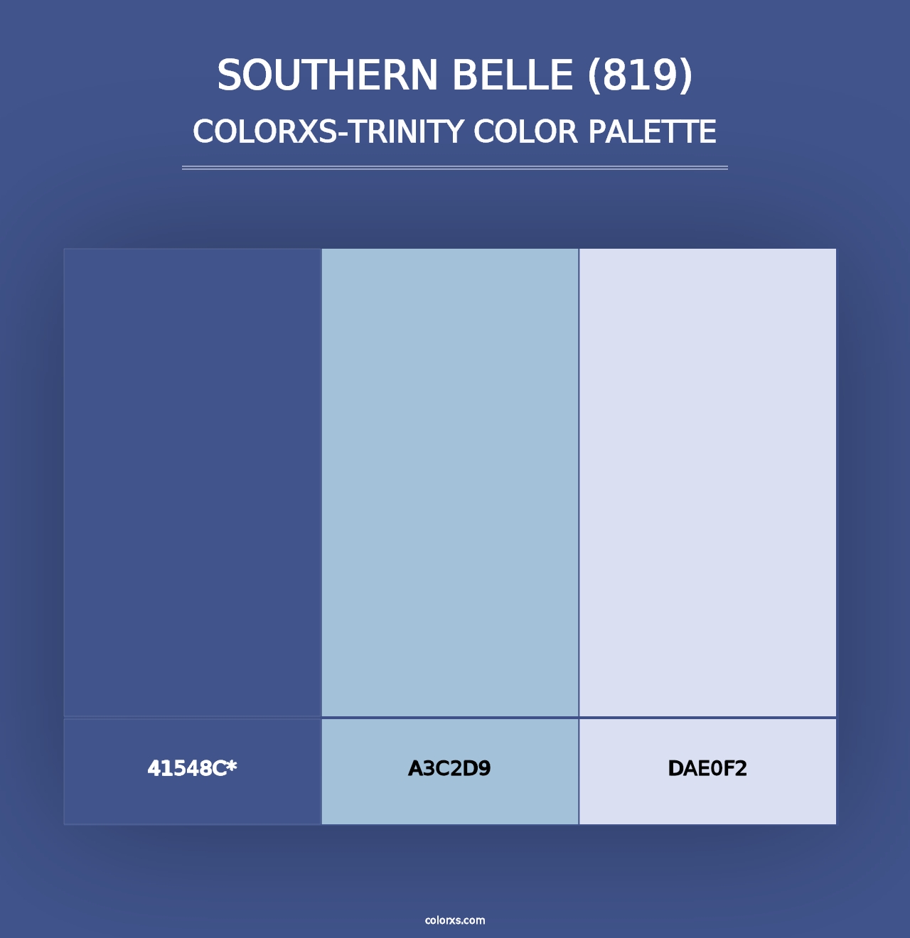 Southern Belle (819) - Colorxs Trinity Palette