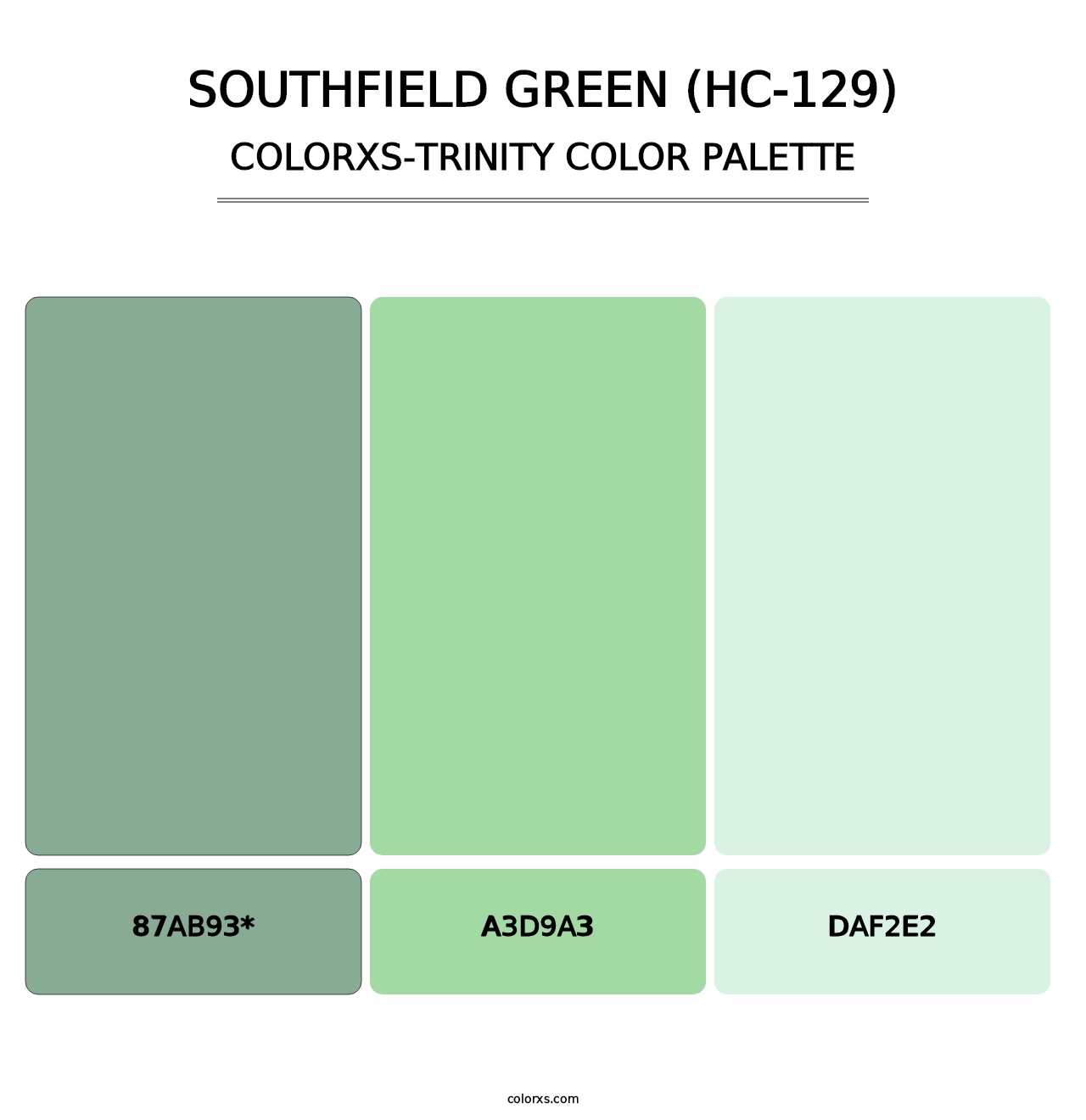 Southfield Green (HC-129) - Colorxs Trinity Palette