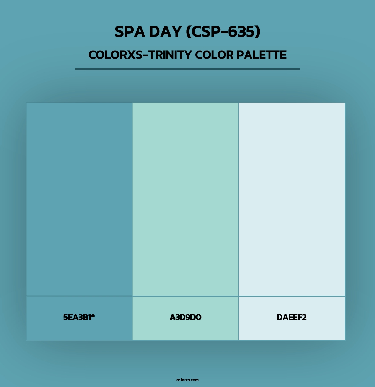 Spa Day (CSP-635) - Colorxs Trinity Palette