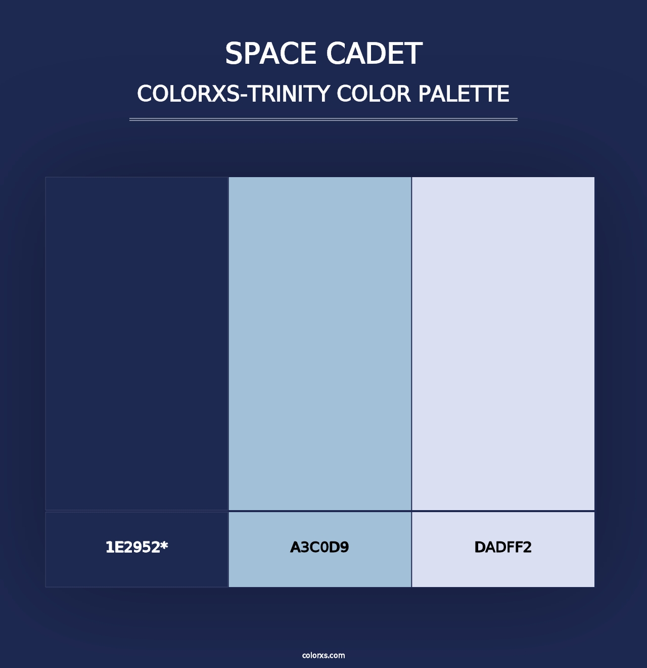 Space Cadet - Colorxs Trinity Palette