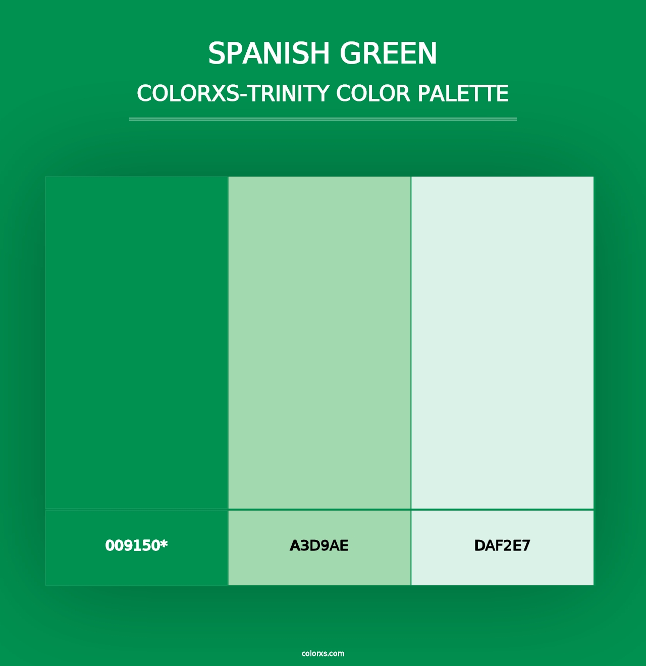 Spanish Green - Colorxs Trinity Palette