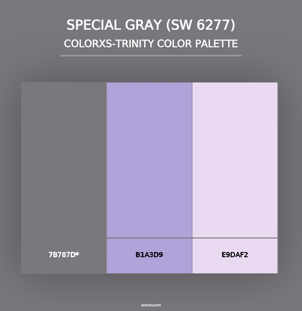 Special Gray (SW 6277) - Colorxs Trinity Palette