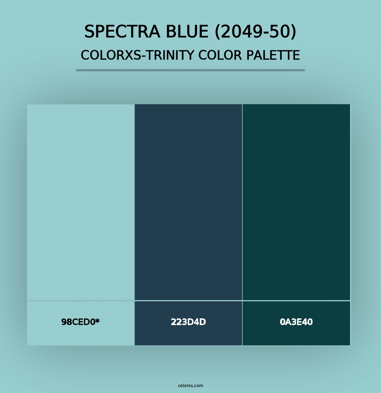 Spectra Blue (2049-50) - Colorxs Trinity Palette