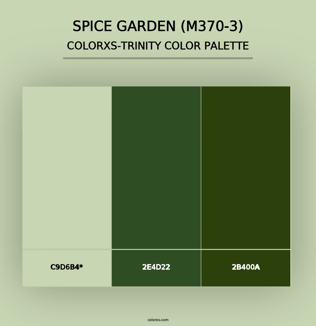 Spice Garden (M370-3) - Colorxs Trinity Palette