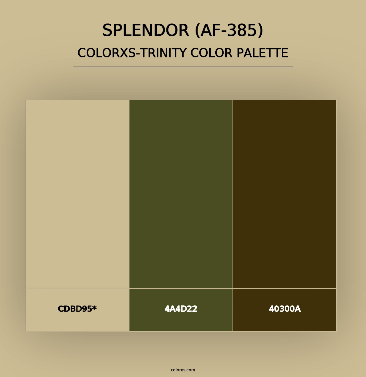 Splendor (AF-385) - Colorxs Trinity Palette