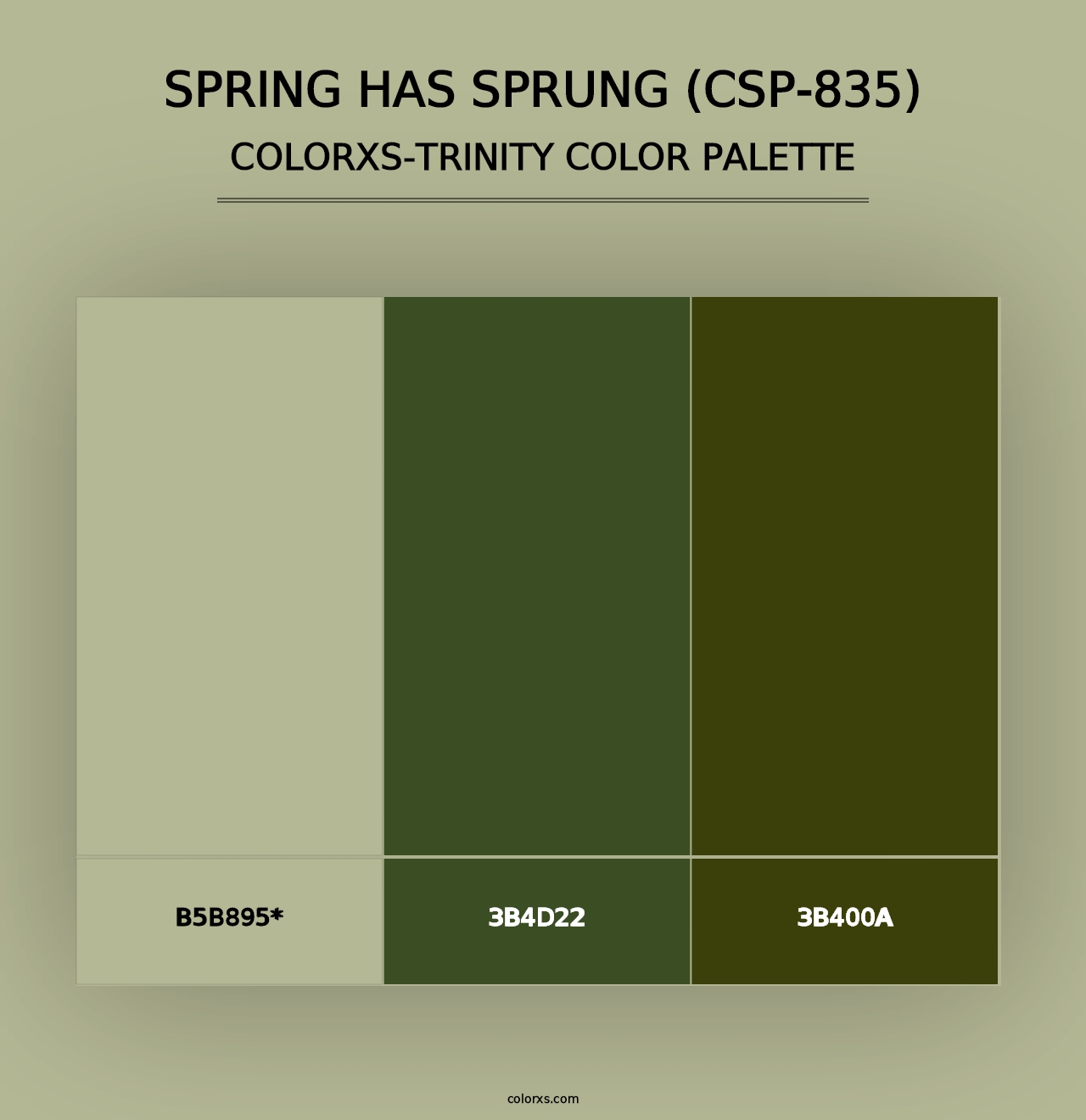 Spring has Sprung (CSP-835) - Colorxs Trinity Palette