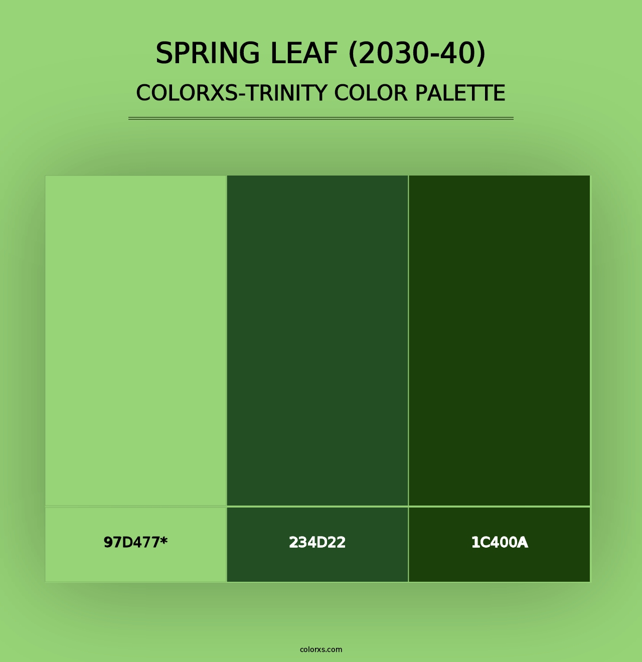 Spring Leaf (2030-40) - Colorxs Trinity Palette