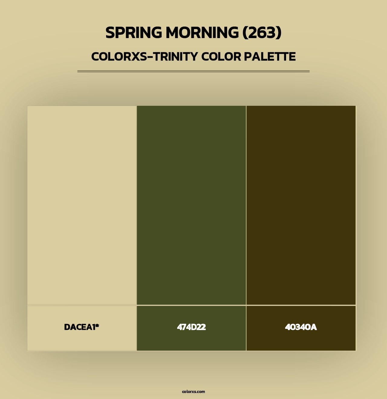 Spring Morning (263) - Colorxs Trinity Palette