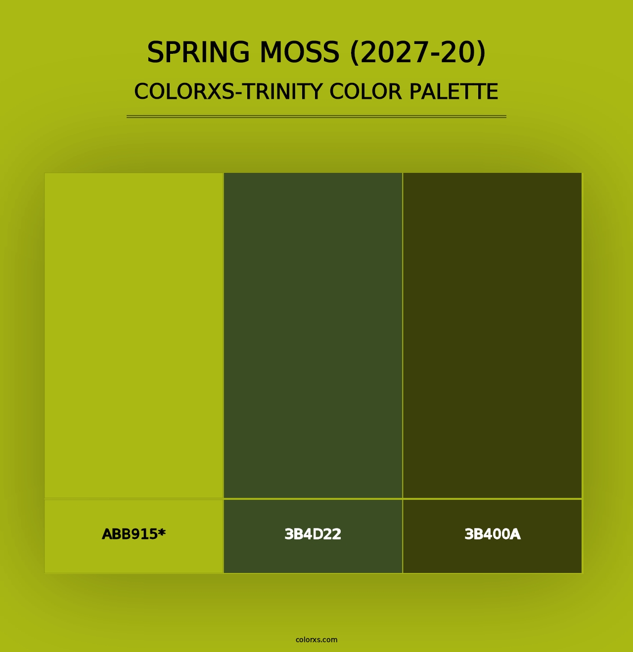 Spring Moss (2027-20) - Colorxs Trinity Palette