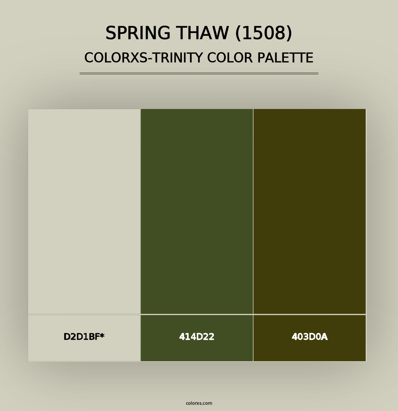 Spring Thaw (1508) - Colorxs Trinity Palette