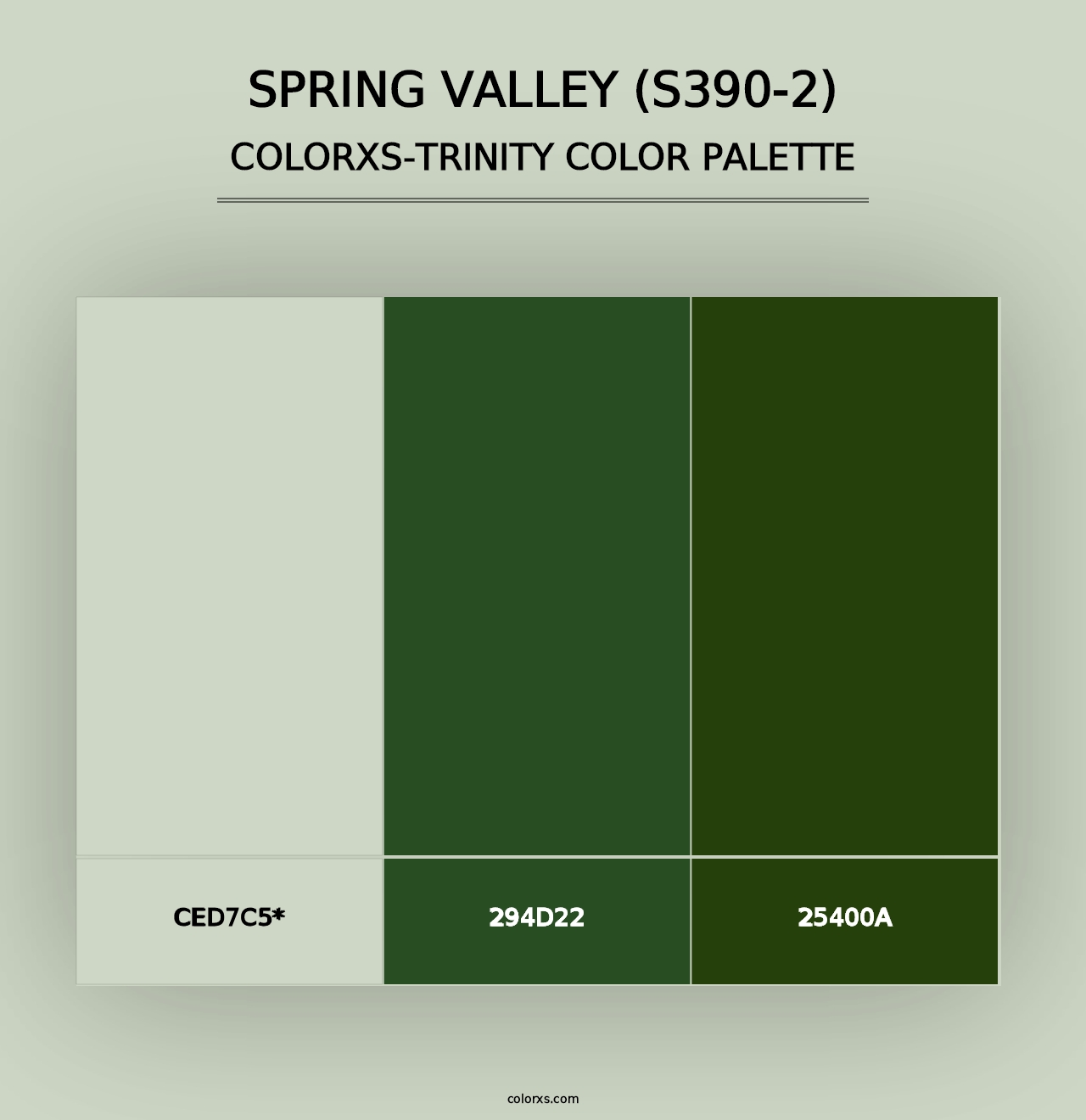 Spring Valley (S390-2) - Colorxs Trinity Palette