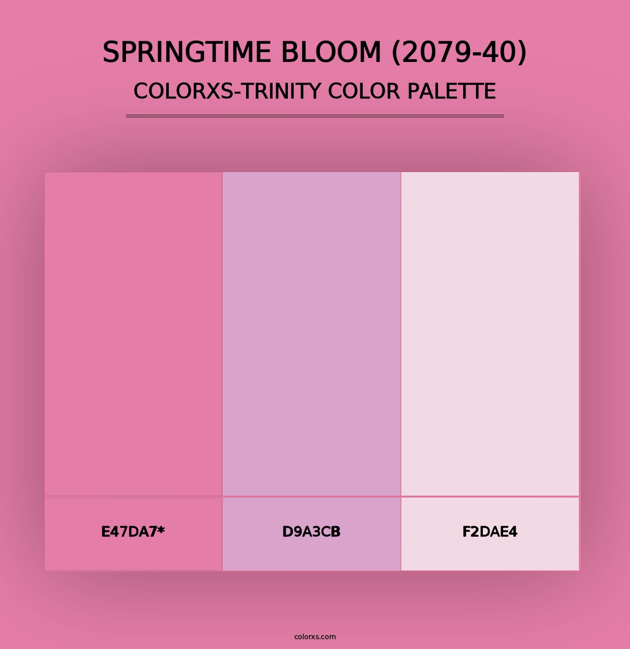 Springtime Bloom (2079-40) - Colorxs Trinity Palette