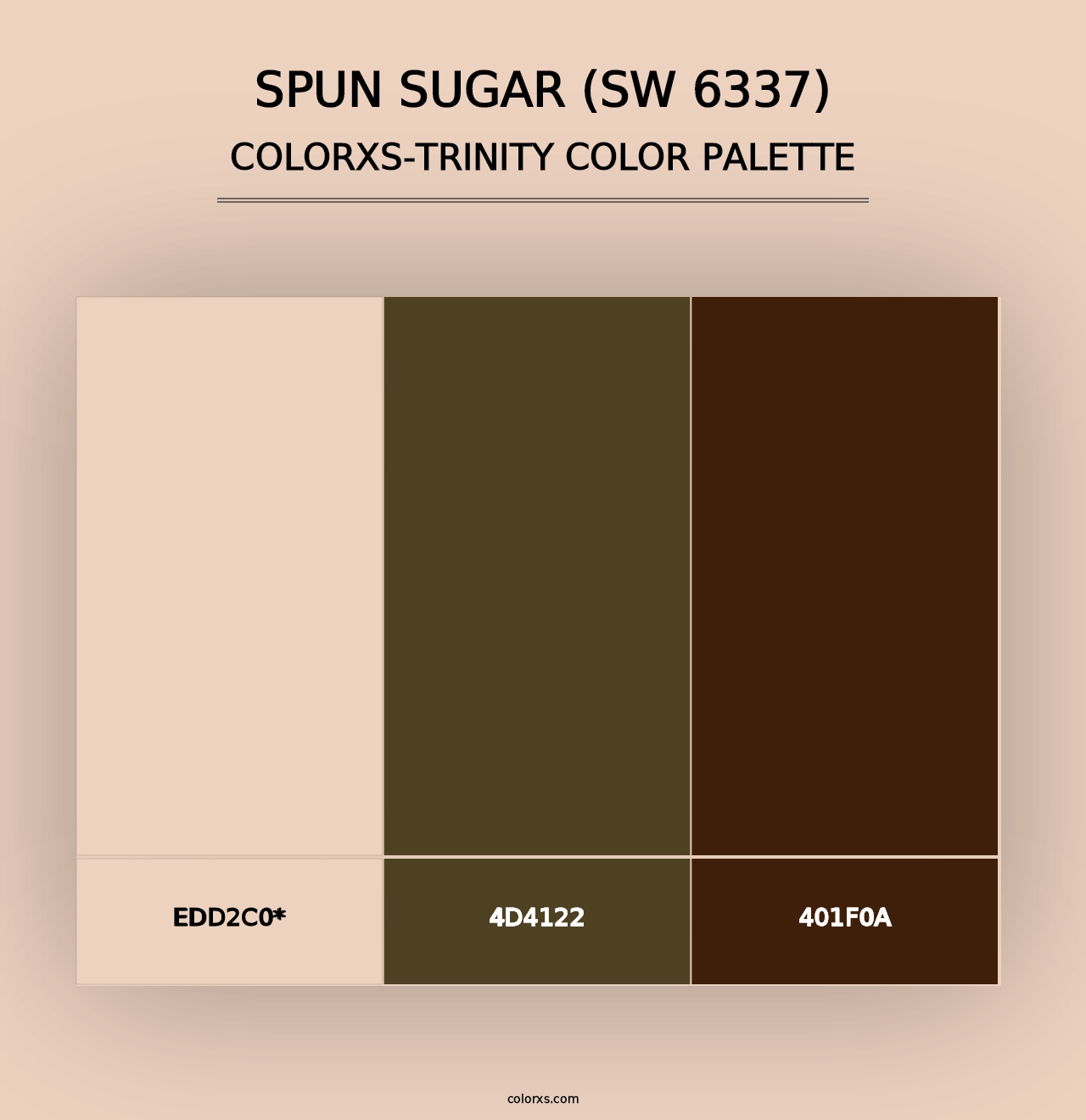 Spun Sugar (SW 6337) - Colorxs Trinity Palette