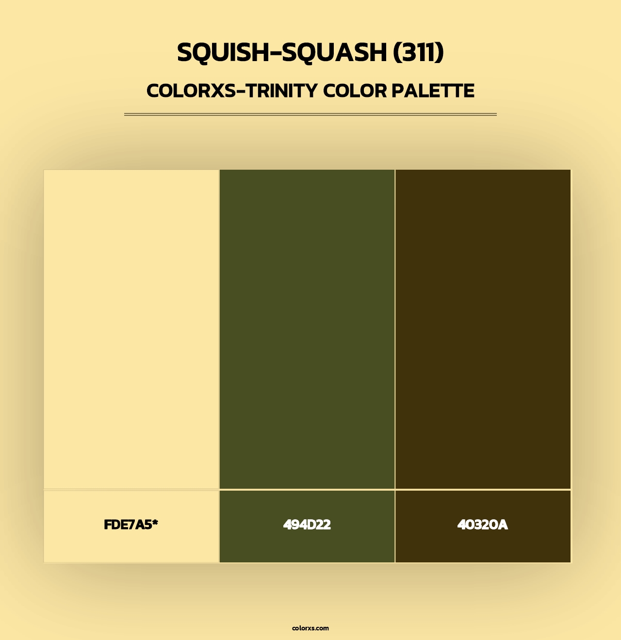 Squish-Squash (311) - Colorxs Trinity Palette