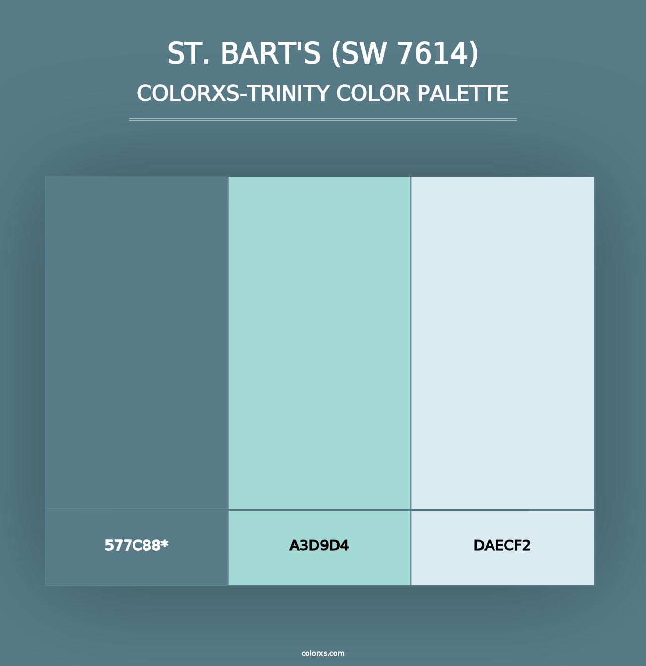 St. Bart's (SW 7614) - Colorxs Trinity Palette